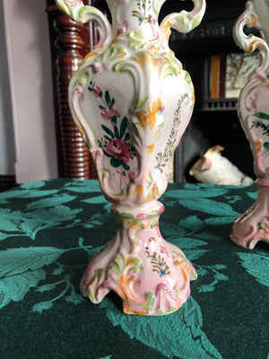 Set of 2 Italian Vintage Vases