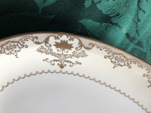 Vintage Set of 4 Meito China Gold Serving Platters and Serving Bowls