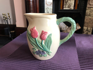 Vintage Yellow Pitcher - Treasure Craft Pitcher