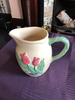 Vintage Yellow Pitcher - Treasure Craft Pitcher