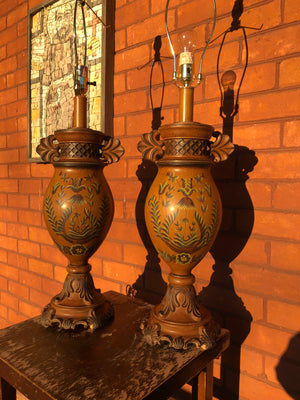 Vintage Lamps - Set of 2 Vintage Lamps