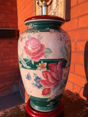 Vintage Set of 2 Chinoiserie Lamps