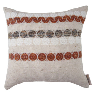 Catherine - Vintage Beige Burlap Potatoe Sack Pillow Cover - 18x18