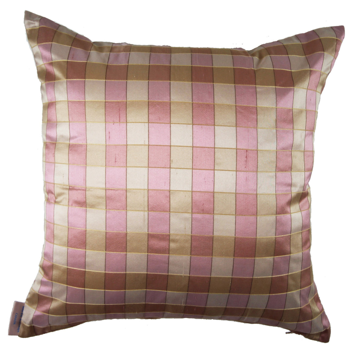 Beatrice - Fall Orange and Yellow Plaid Pillow Cover - 22x22