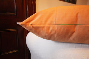 Anita - Orange Pillow Cover - 20x20 - Maa-Kal Boutique Canada