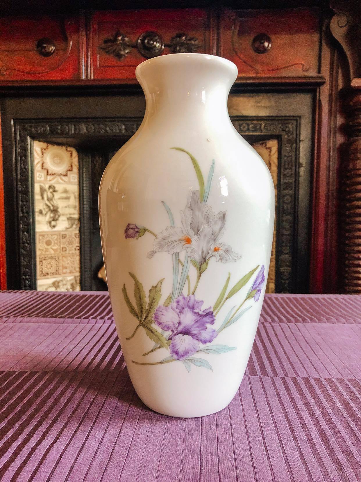 Vintage Floral Vase