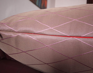 Aracena - Light Pink Geometric Pillow Cover - Set of 4 - Maa-Kal Boutique Canada