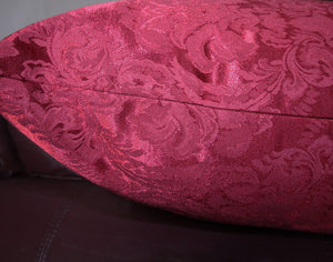 Arkiva - Red Paisley Pillow Covers - 4(20” X 20”) + 1(23”X 14”) - Maa-Kal Boutique Canada