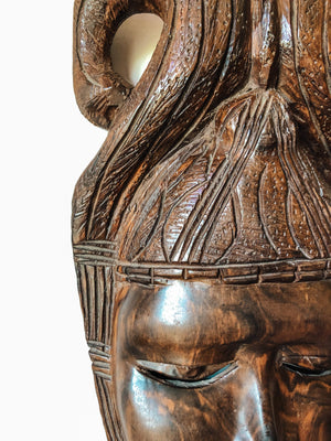 Heavy Wood Mask African Mask