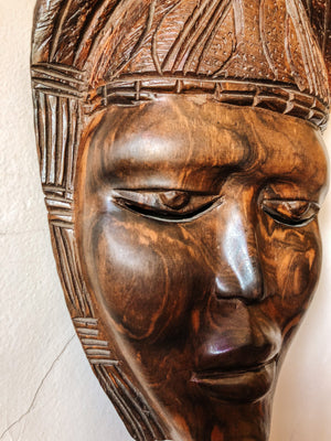 Heavy Wood Mask African Mask